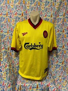 1997-1999 Liverpool Reebok Away Jersey Shirt Kit Fowler Owen