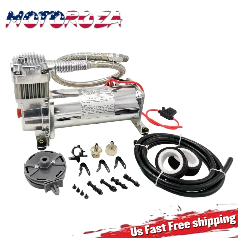 Compresor de suspensión neumática 200 PSI para kits de bomba de suspensión neumática NPT de 1/4" DC 12V Foto 1 de 4