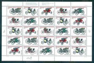US 3019-3023 Antique Automobiles, Complete Sheet/20 MNH - Picture 1 of 1