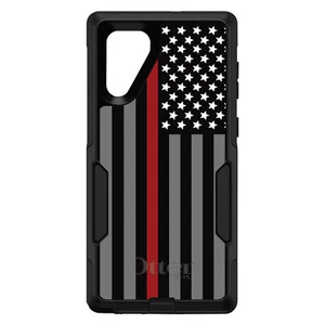 OtterBox Commuter for Galaxy Note(Choose Model)Thin Red Line Flag Fire Rescue - Picture 1 of 15