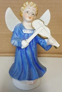 I) Vintage Christmas Angel Figurine Holiday Nativity Decoration Religious - Picture 1 of 6