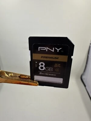 PNY Performance 8GB SDHC Class 4 Flash Memory Card - Fully Tested & Working - Image 1 of 2