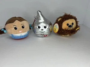 Hallmark Fluffballs Wizard of Oz LOT OF 3 Dorothy Tin Man Cowardly Lion w TAGs - Picture 1 of 10