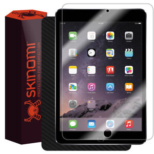 Skinomi TechSkin - Carbon Fiber Skin & Screen Protector for Apple iPad mini 4