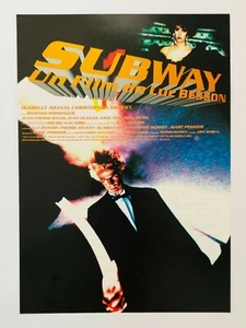 Subway 1985 Isabelle Adjani Luc Besson JAPAN Film Flyer Mini Poster CHIRASHI - Bild 1 von 2