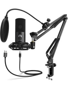 FIFINE Studio USB Microphone Instruments Voice Overs, Recording & Podcasting - Photo 1/9