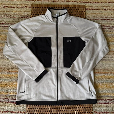 Mountain Hardwear Thermatic Tech Face Fleece Full Zip Jacket Grey Black XL - Image 1 of 3