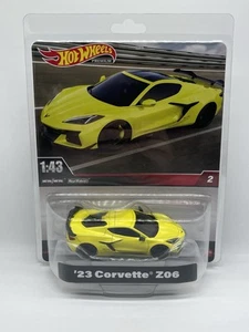 Hot Wheels Premium 1:43 Scale Chevrolet '23 Corvette Z06 Real Riders #2 - Mattel - Picture 1 of 3