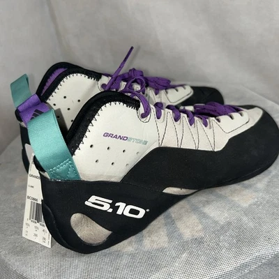 Adidas 5.10 Five Ten Grandstone Zapatos de Escalada Negro Púrpura Para Hombre’s BC0866 Talla 9.5 Foto 1 de 4