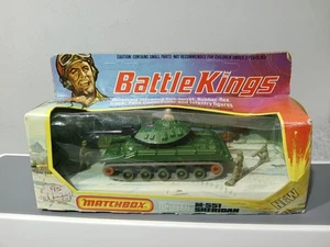 Vintage Boxed Matchbox Battle Kings K-109 M-551 Sheridan Tank - MIB - Green - Picture 1 of 10