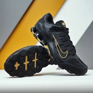 Nike Reax 8 TR Mesh schwarz metallic gold Fitnessstudio Trainingsschuhe 621716 020 Herren Größe - Bild 1 von 20