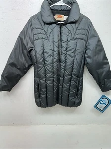 New Women’s Gray Comfy Puffer Jacket 12 #5733 HH-600 - Picture 1 of 11