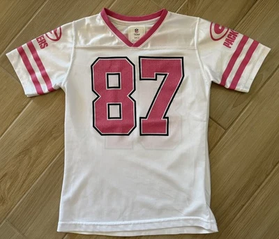 Jersey Jordy Nelson Green Bay Packers Blanco Rosa Niñas Mediano 10-12 Foto 1 de 4