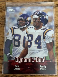2000 Topps Chrome #TC2 Cris Carter / Randy Moss Combos Free Shipping - Picture 1 of 2