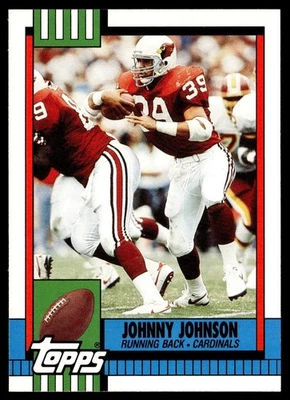 1990 Topps Traded Johnny Johnson Rookie Phoenix Cardinals #104T - Image 1 of 2