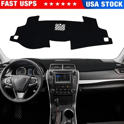 Dashboard Cover For Toyota Camry 2.5L 2012-2017 Dash Board Mat Sunshade Black Foto 1 de 4