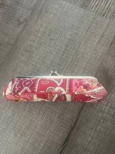Estuche de Maquillaje Floral Rosa VERA BRADLEY Pequeño Cosmético Bolsa de Gafas Estampado Retirado - Imagen 1 de 5