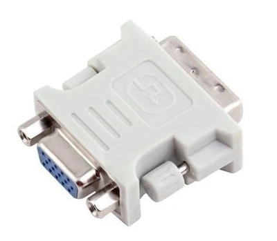 DVI male to VGA Female Video Converter Adapter Plug for DVD HDTV TV and PC - Image 1 of 4