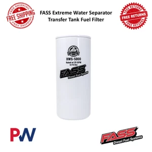 FASS Extreme Water Separator 1?-12 Thread Transfer Tank Fuel Filter 10 Microns - Picture 1 of 9