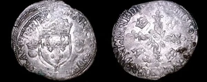 1550-N French Douzain Aux Crescent World Coin - France Henry II - Picture 1 of 1