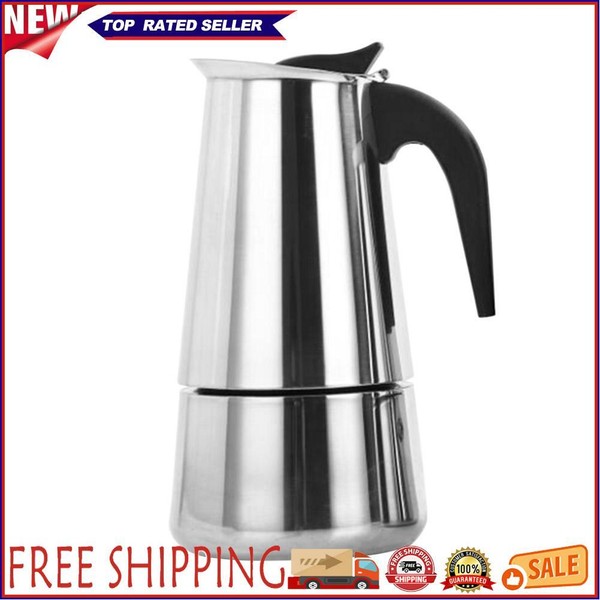 Thickened Italian Espresso Maker Stainless Steel Mocha Coffee Maker Pot for Photo Related