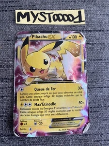 Carte Pokemon Pikachu EX XY84 Promo Black Star Français OCCASION - Foto 1 di 3