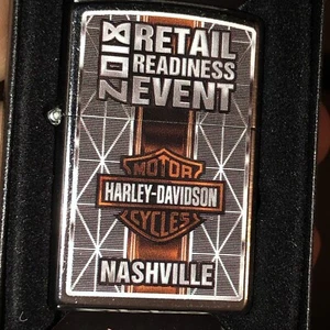 Accendino Zippo Harley Davidson Edizione Limitata 2018 Dealer Meeting NASHVILLE USA - Foto 1 di 9