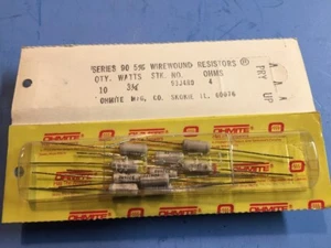 Paquete de 10, 4 ohmios 3,25 vatios, resistencia a ohmita serie 90 - Imagen 1 de 2