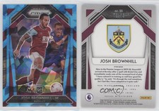 2020-21 Panini Prizm Premier League Blue Ice /75 Josh Brownhill #55 Rookie RC
