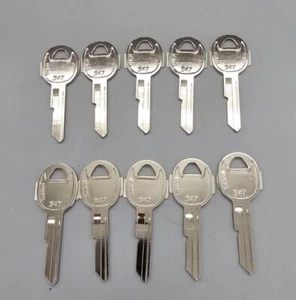 Key Blanks B47 Lot (10) Fits various General Motors (GM) Vehicles - Picture 1 of 4