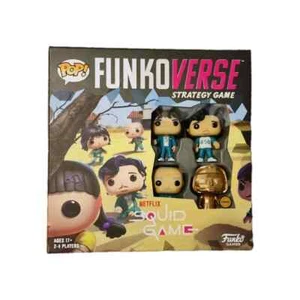 Funko Pop! Funkoverse Juego de Estrategia Calamar Juego 100 Netflix Paquete de 4 Nuevo - Persecución - Imagen 1 de 3