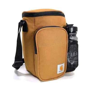 Carhartt V1107 Unisex Mustard Insulated 10 Can Vertical Cooler + Water Bottle - Picture 1 of 6