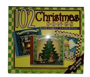 102 Christmas Songs for Family Gatherings by Twin Sisters CD Jan-2007 3 Discs - Foto 1 di 4