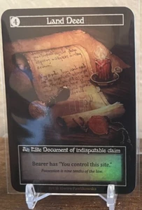 Sorcery Contested Realms - Beta - Land Deed Folie NM/M - Bild 1 von 2
