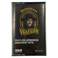 Waylon Jennings Greatest Hits Cassette Tape RCA AHK1-3378 Country VTG 70s UNTEST