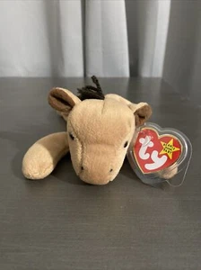 Seltene nicht mehr erhältliche Vintage Ty Beanie Babys Derby das Pferd mit Sternschild. Neuwertig. - Bild 1 von 8
