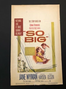 So Big Original Theatre Window Card (1959) - 14" x 22" VG+ - Picture 1 of 1