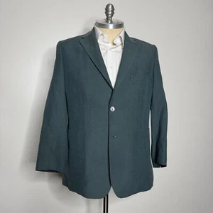 Crittenden Oxxford Clothes 44R Blazer Sport Mantel Herren türkis grün Seide & Leinen - Bild 1 von 11