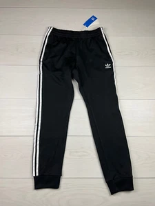 Adidas Tres Rayas Corredores Negros Nuevo con Etiquetas Talla Mediana - Imagen 1 de 8