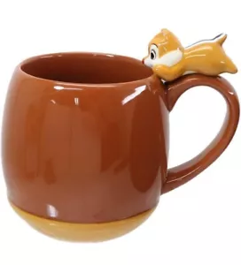 Disney Chip & Dale porcelain mug cup Dale bite accorn shaped 300ml - Picture 1 of 4
