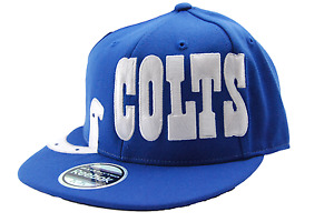 Indianapolis Colts Reebok TW78Z 210 Stretch Fit NFL Team Logo Football Cap Hat