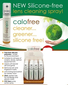 LIMPIADORES DE LENTES CALOFREE CALOTHERM CALO-FREE 25ml 220ml 500ml Libre de Silicona - Imagen 1 de 11