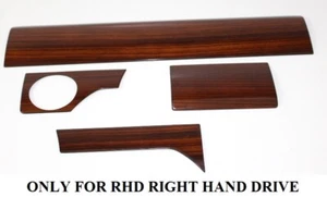 HOLZSATZ HOLZ  echt Zebrano Mercedes W124 4 teilig nur RECHTSLENKER - Bild 1 von 4