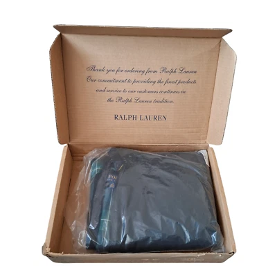 Ralph Lauren Bomber Jacket Medium Black Tartan Lining Windbreaker Pony Logo £269 - Image 1 of 4