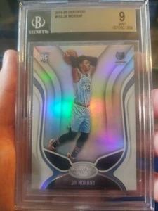 2019-20 Certified #152 Ja Morant BGS 9 Memphis Grizzlies Rookie - Picture 1 of 4