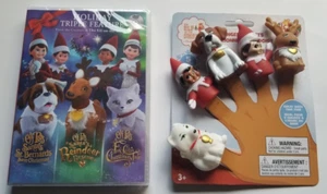 The Elf on the Shelf Pets DVD Holiday Triple Feature + Finger Puppet Toys/Gift - Picture 1 of 3