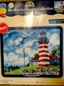 LIGHTHOUSE LANDSCAPE - Needlepoint Canvas Collection - (NC025/rack)(0094) - Picture 1 of 1