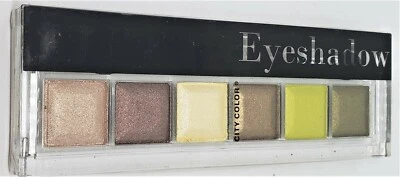 City Color Eyeshadow #2 Greens & Browns 6 Color Palette Applicator Quick Ship - Image 1 of 3
