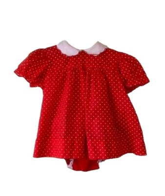 Vestido Niña Lunares De Colección Rojo 12m Cenicienta Foto 1 de 4