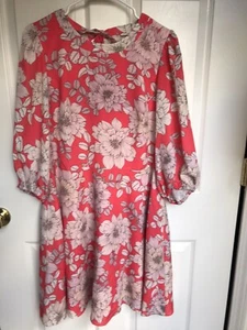 NWT Eliza J Balloon Sleeve Fit & Flare Dress Size 12 - Picture 1 of 6